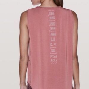 Lululemon X SoulCycle Ride & Reflect Muscle Tank Copper Coil